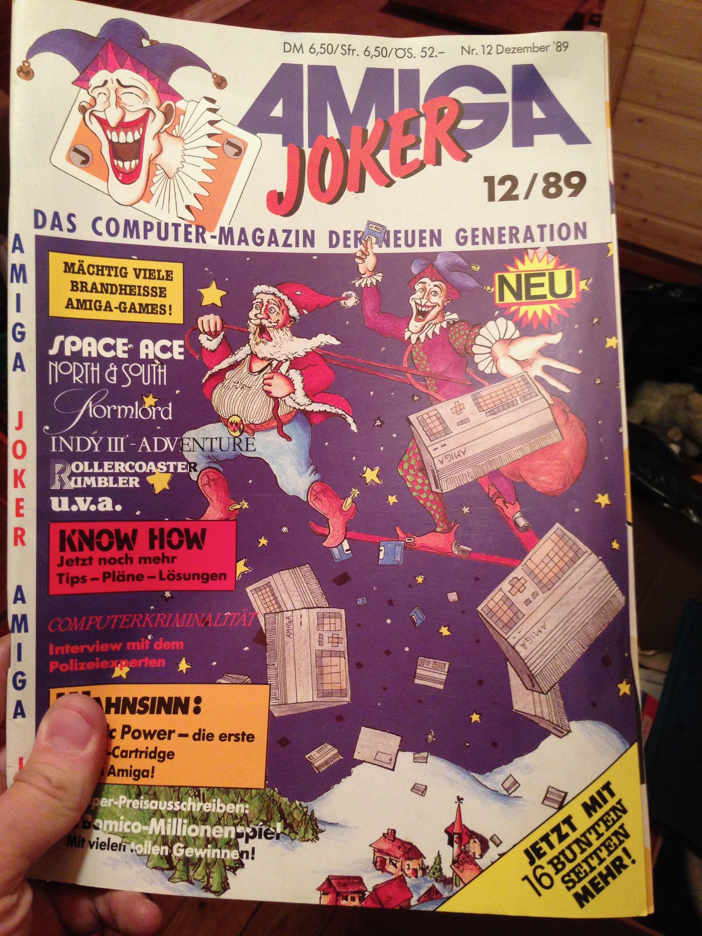Amiga Joker magazine, December 1989 issue
